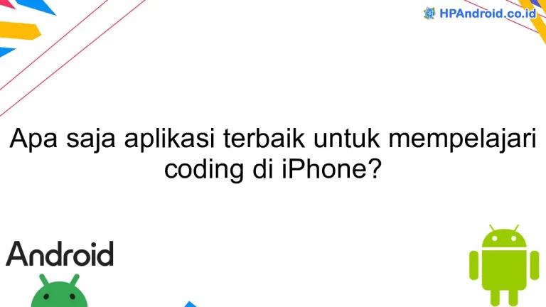 Apa saja aplikasi terbaik untuk mempelajari coding di iPhone?