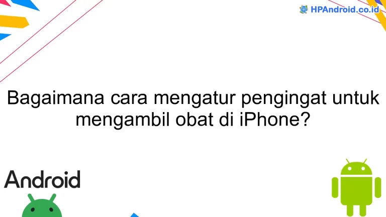 Bagaimana cara mengatur pengingat untuk mengambil obat di iPhone?