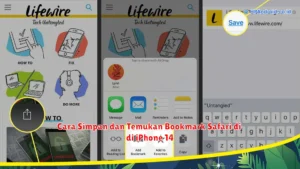 Cara Simpan dan Temukan Bookmark Safari di iPhone 14