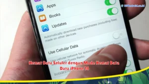 Hemat Data Seluler dengan Mode Hemat Data iPhone 14