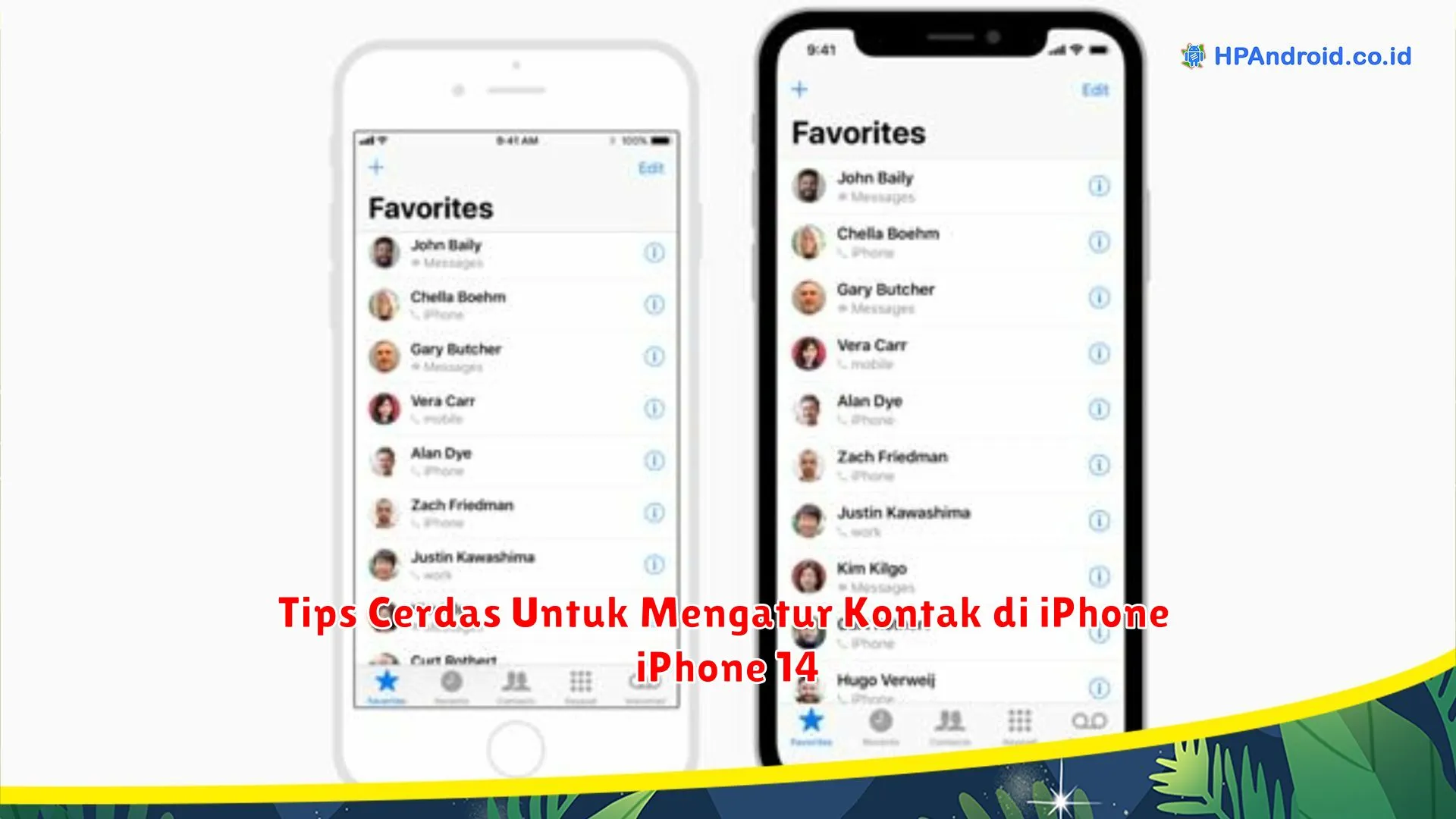 Tips Cerdas Untuk Mengatur Kontak di iPhone 14