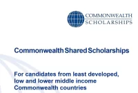 UK Scholarships for Developing Country Students: A Detailed Guide